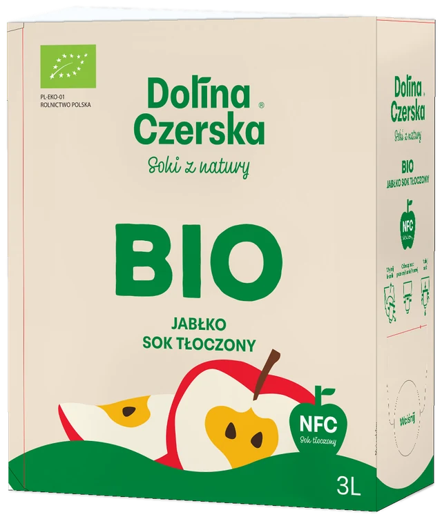 Sok BIO jabłko 3 l — Dolina Czerska