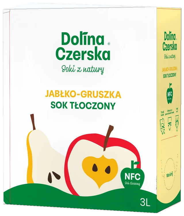 Sok Jabłko-gruszka 3 l — Dolina Czerska
