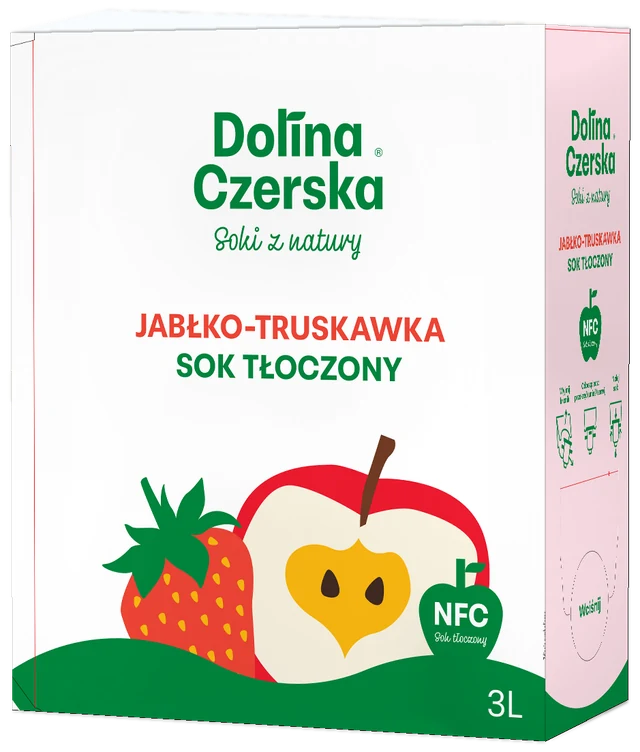 Sok Jabłko-truskawka 3 l — Dolina Czerska