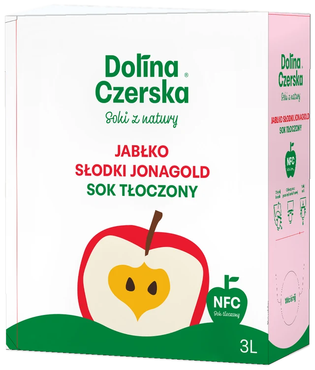 Sok Jabłko słodkie Jonagold 3 l — Dolina Czerska