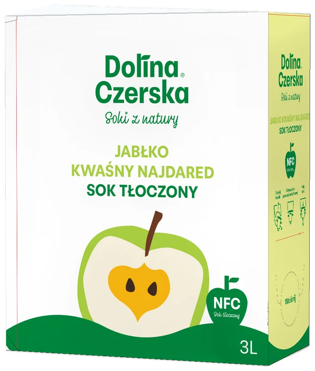 Sok Jabłko kwaśne Najdared 3 l — Dolina Czerska