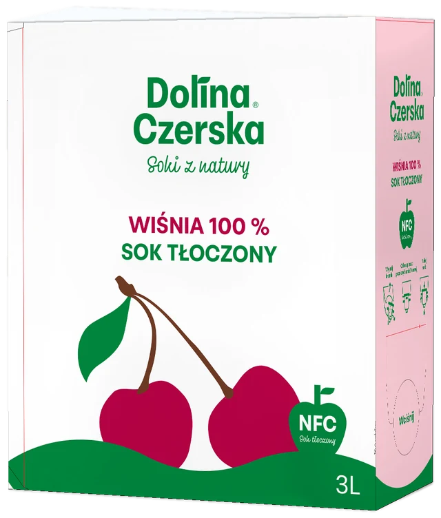 Sok Wiśnia 100% 3 l — Dolina Czerska
